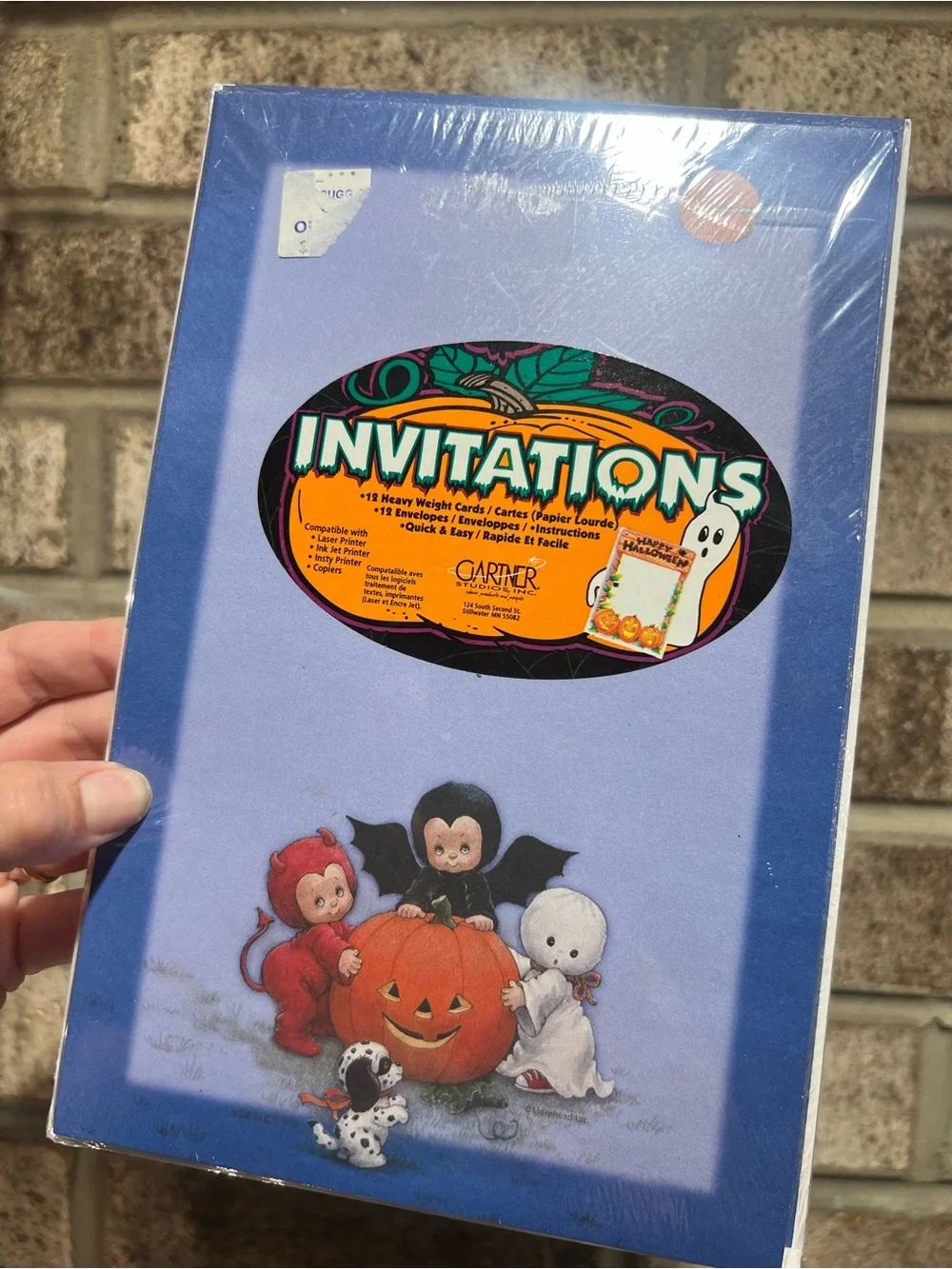 Vintage Halloween vote pad / invitations